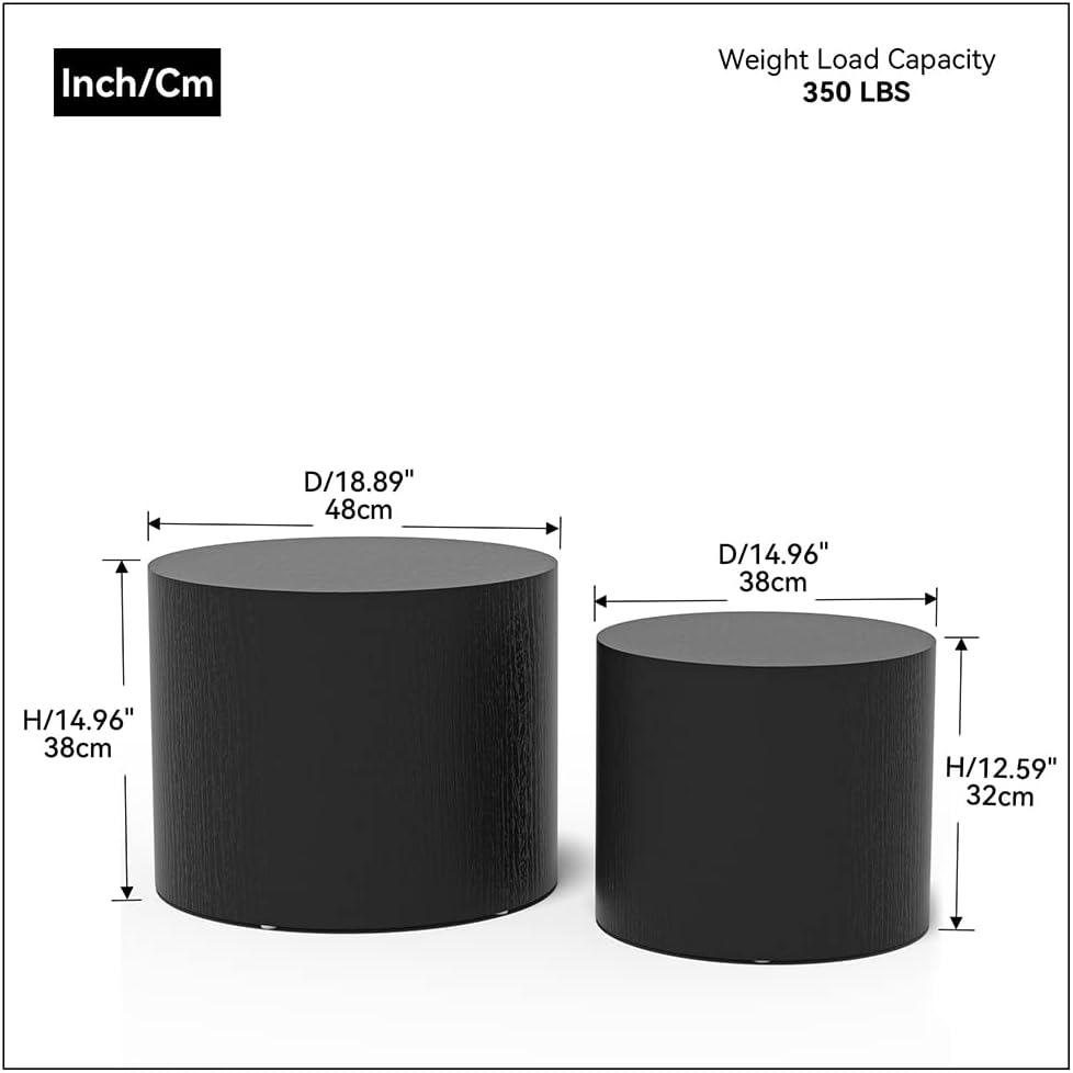 Nesting Coffee Table Set of 2