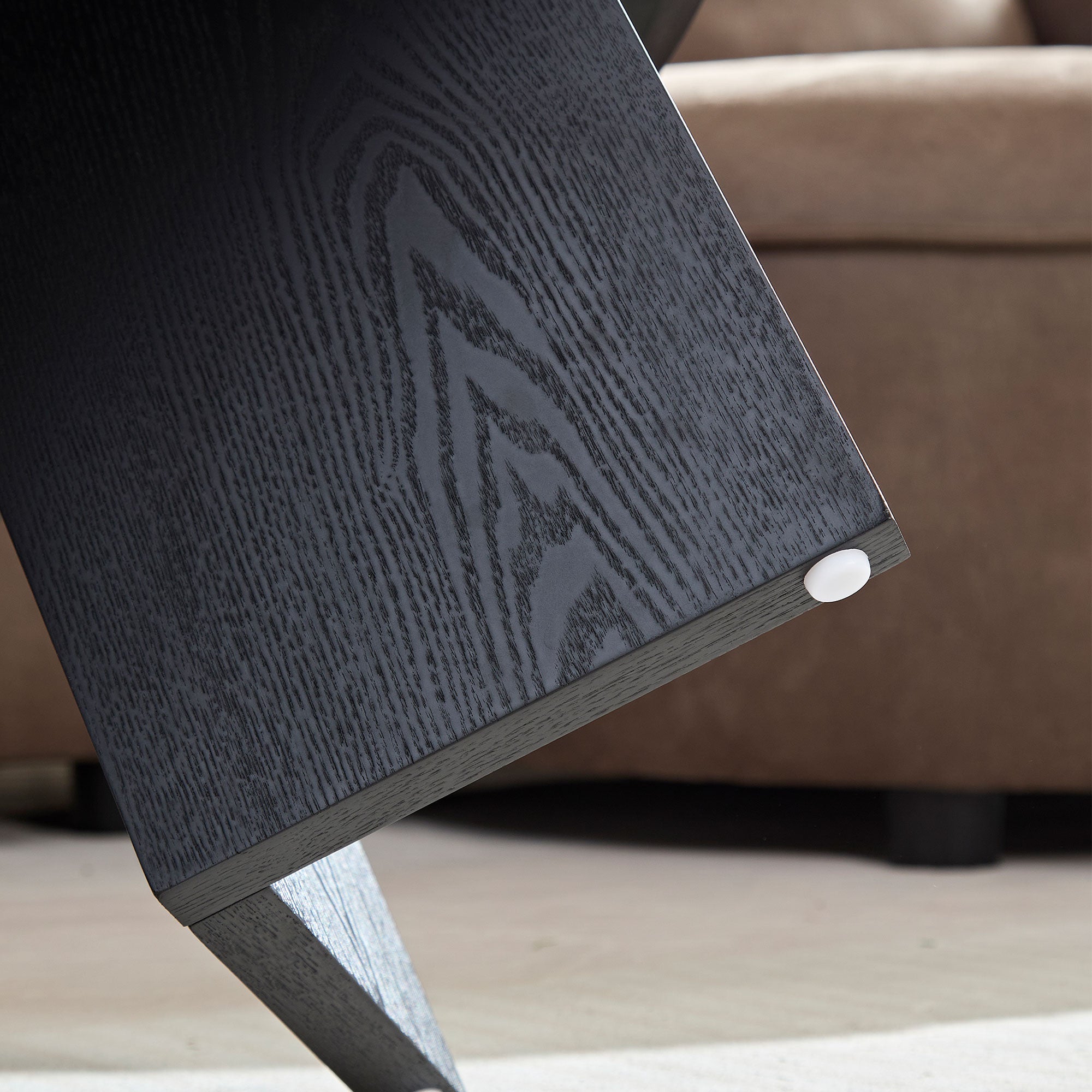 MDF Oval Coffee Table (39.37 Inches): Ideal for Contemporary Living Rooms