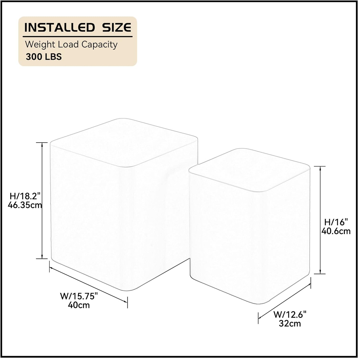 Nesting Table Set of 2