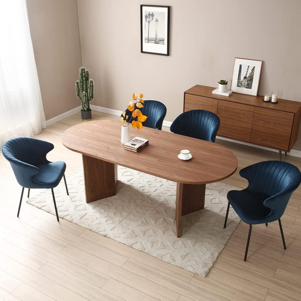 Oval Wood Dining Table