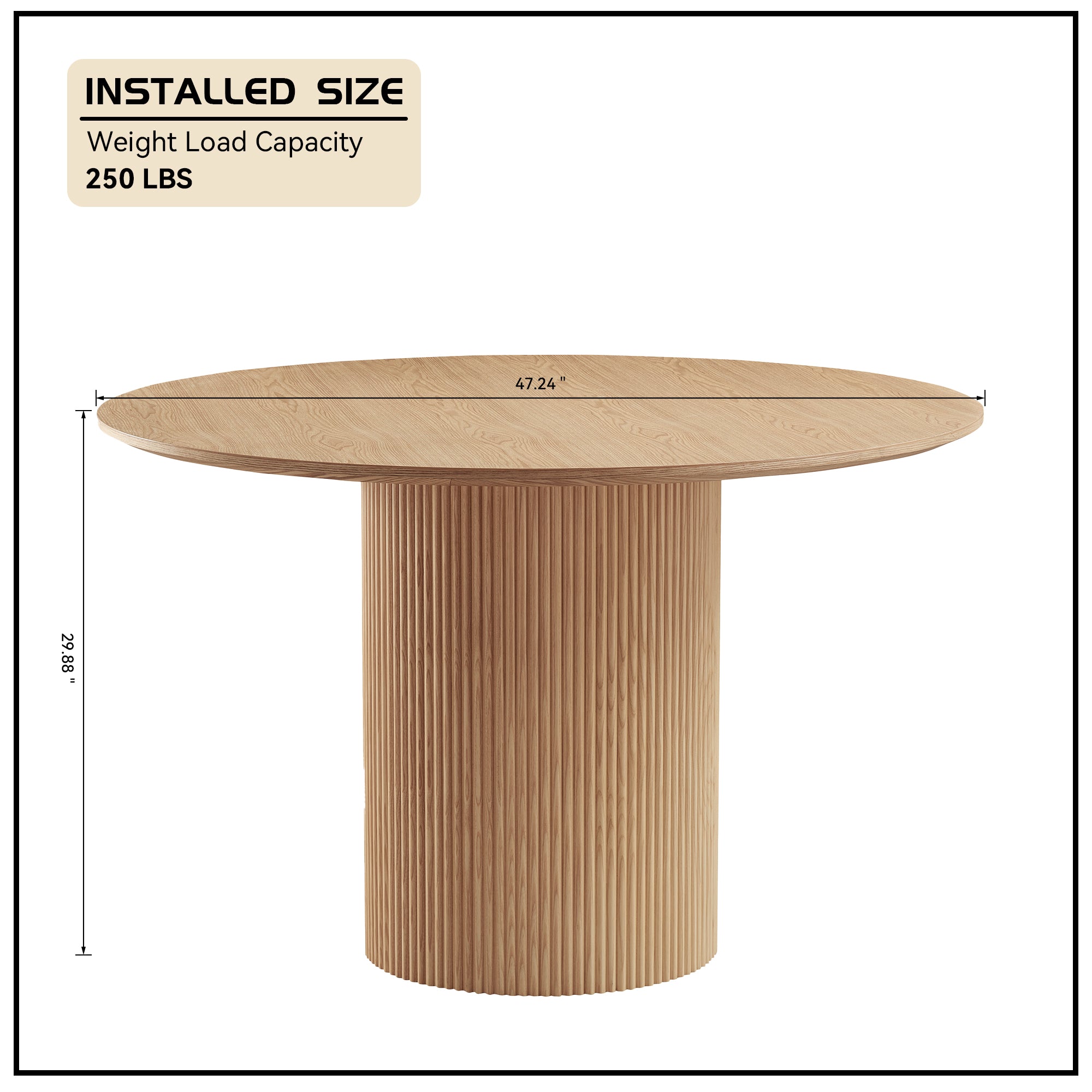 Mid-Century Modern Round Table