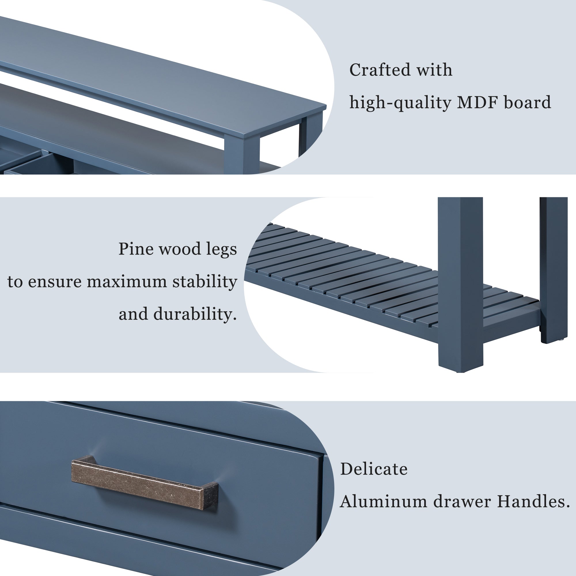 Modern Console Table Sofa Table for Living Room