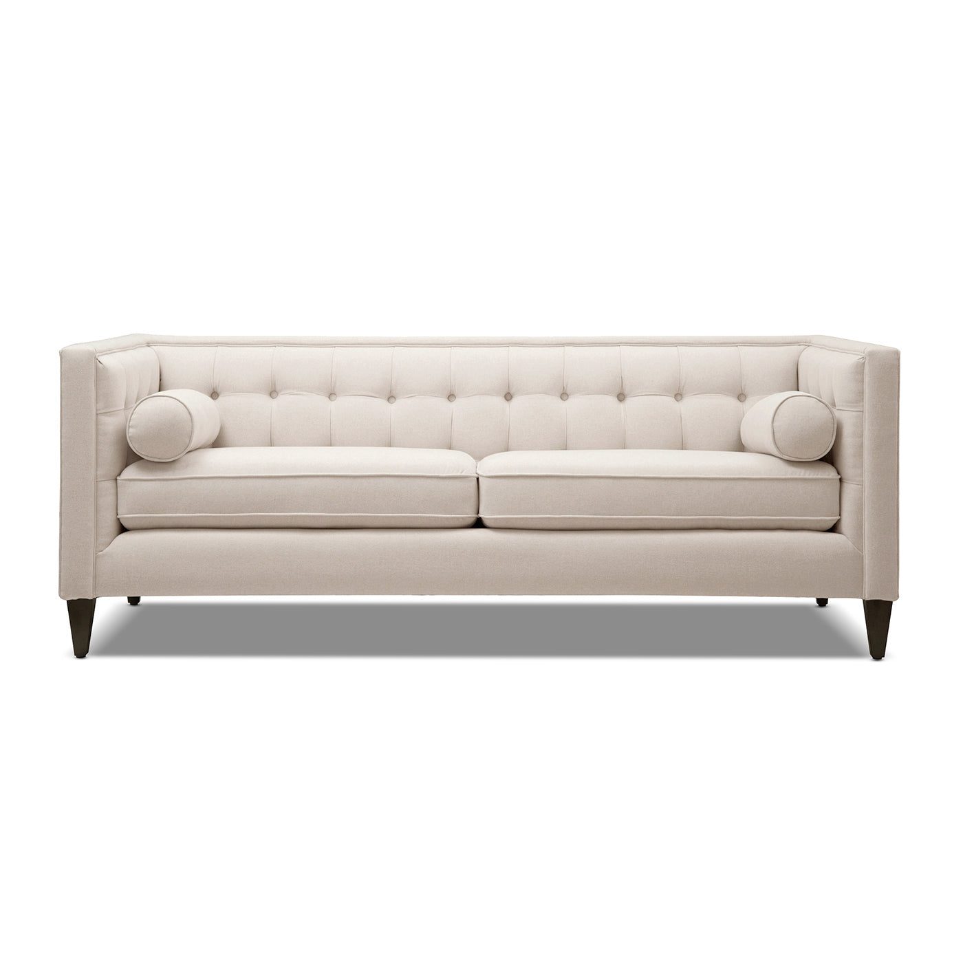 84" Modern Tuxedo Tufted Sofa
