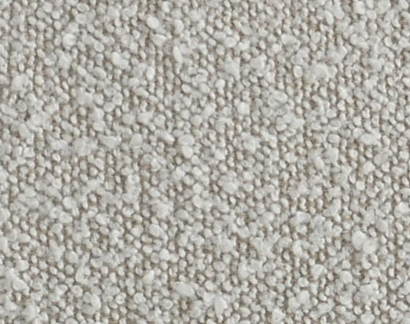 Plush beige couch in the shape of cashews