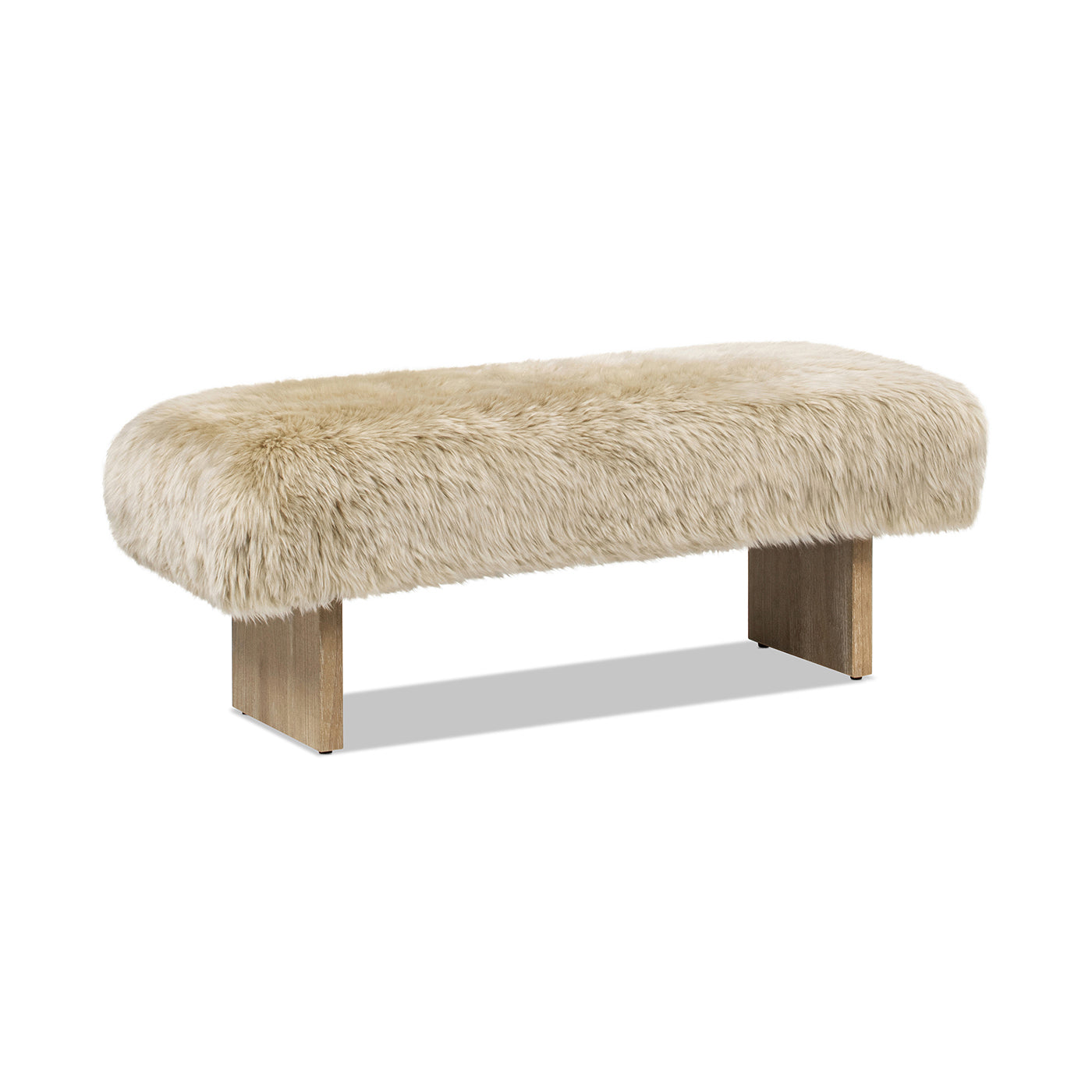 Genuine Sheepskin Fur Split Back Natural Blonde Collection – Dining Chair, Bar Stool, Accent Arm Chair, Loveseat &amp; Ottoman