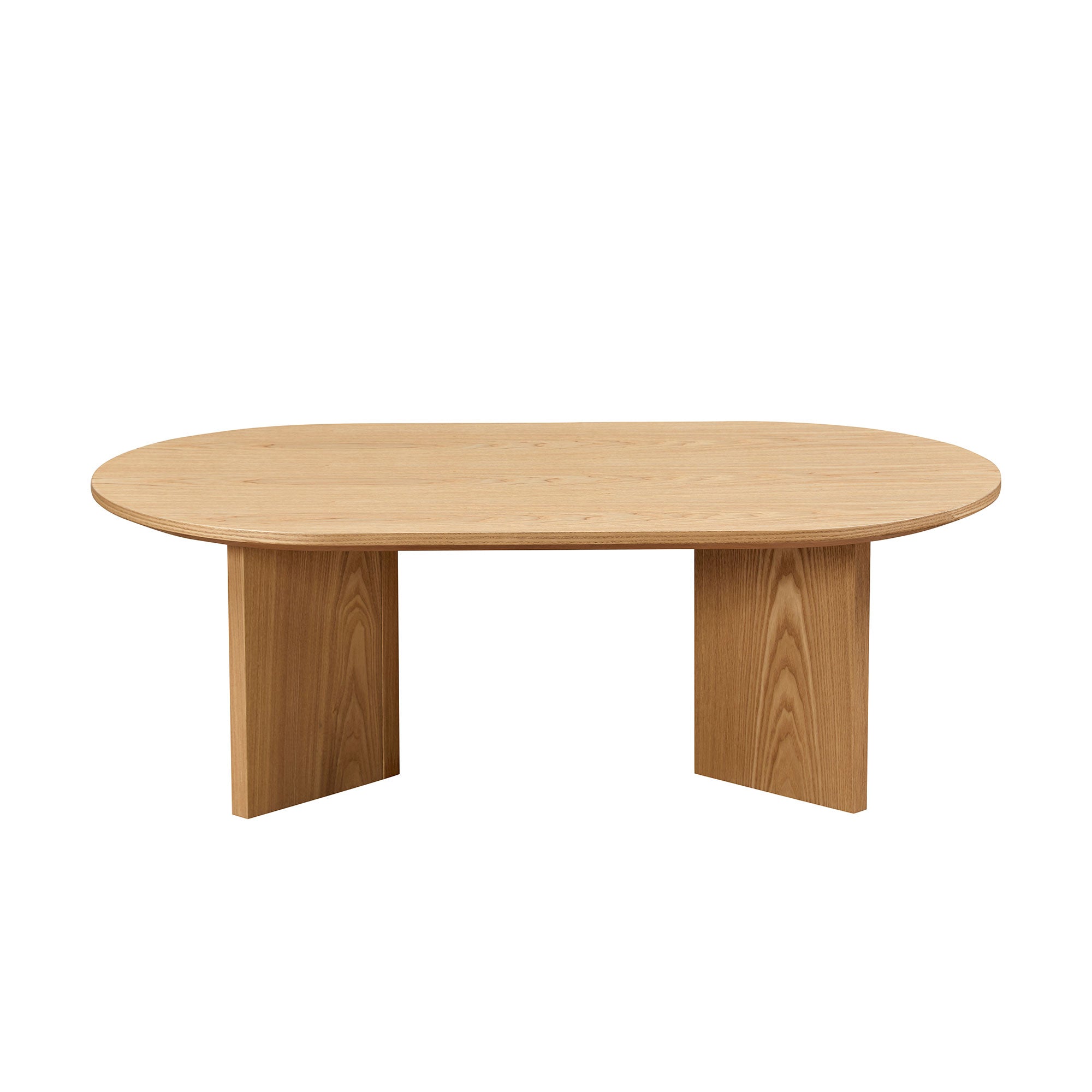 MDF Oval Coffee Table (39.37 Inches): Ideal for Contemporary Living Rooms