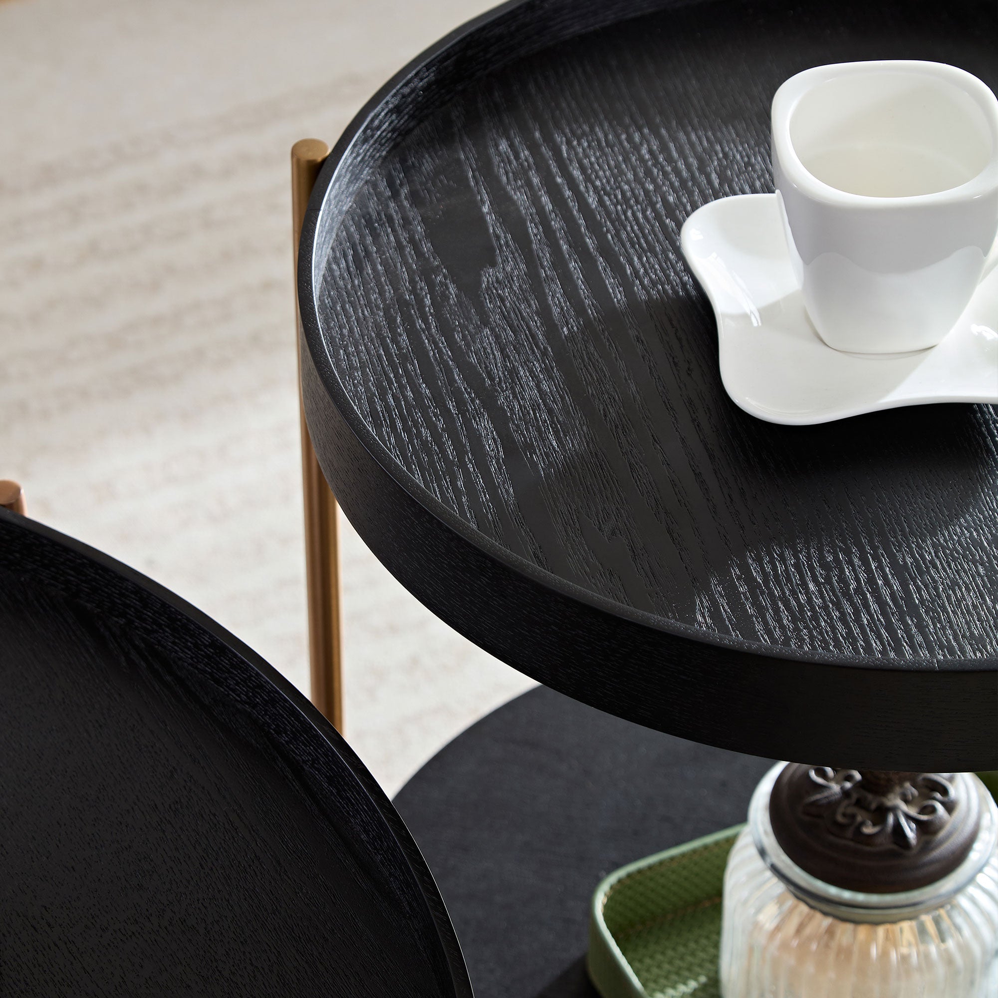 Nesting Coffee Tables for Living, Bedroom & More: 2 - Tier, 2 - Piece, Easy Setup