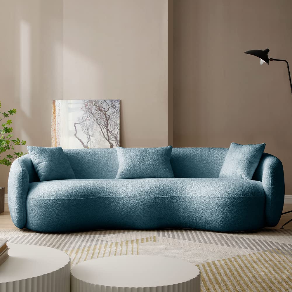 Curved Sofa (Blue)