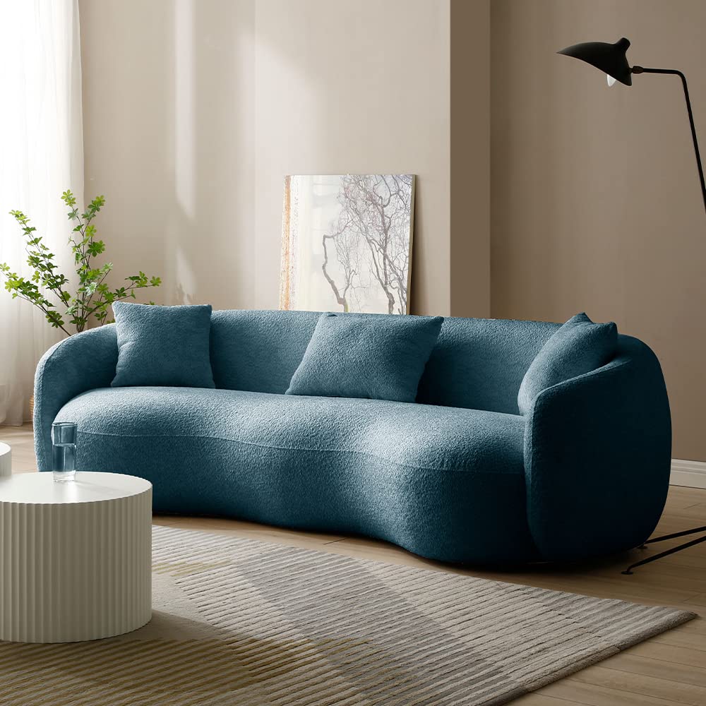 Curved Sofa (Blue)