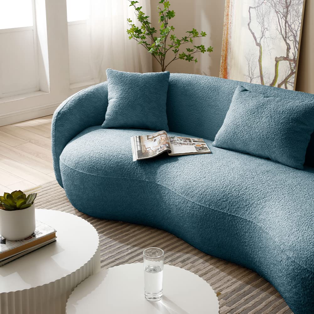Curved Sofa (Blue)