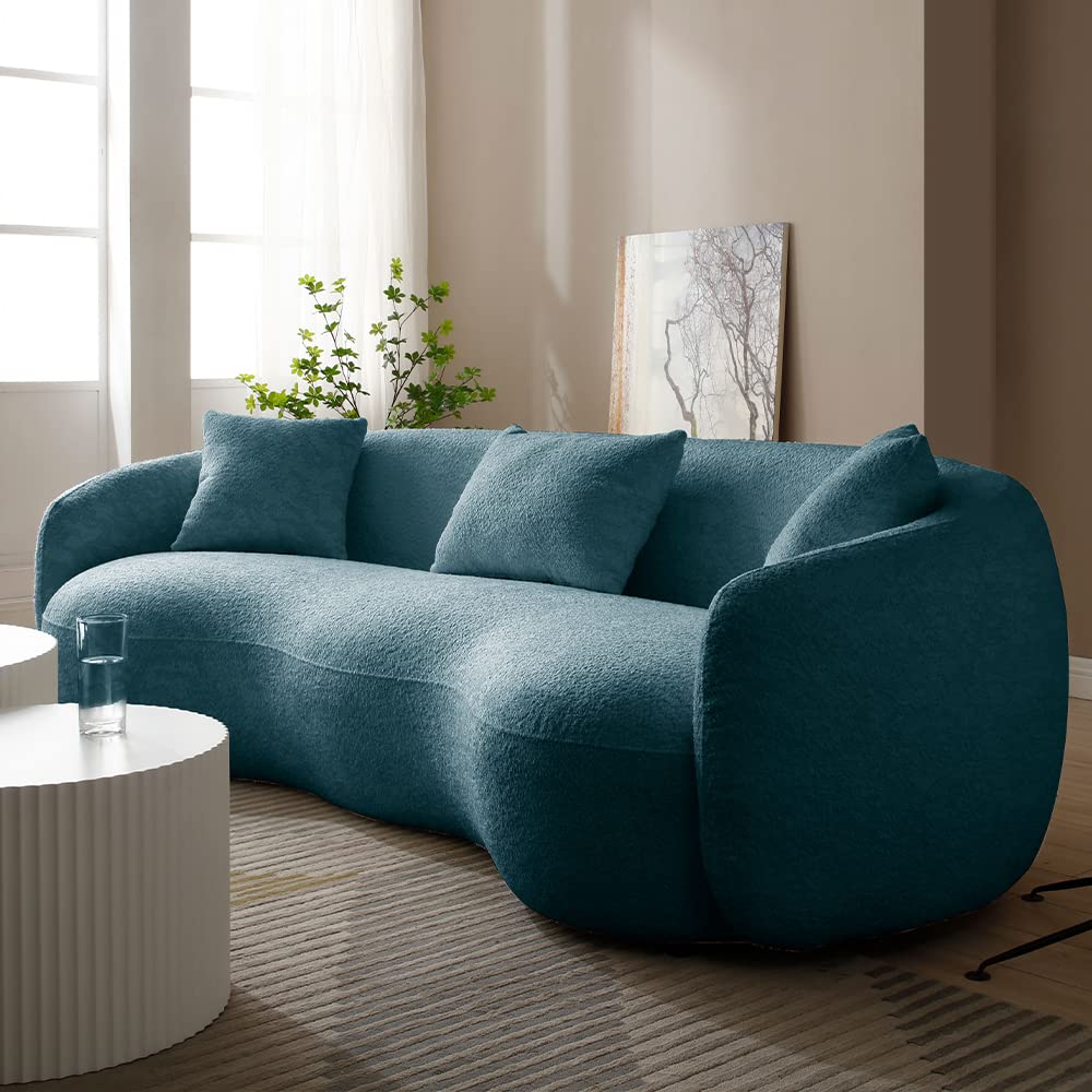 Curved Sofa (Blue)