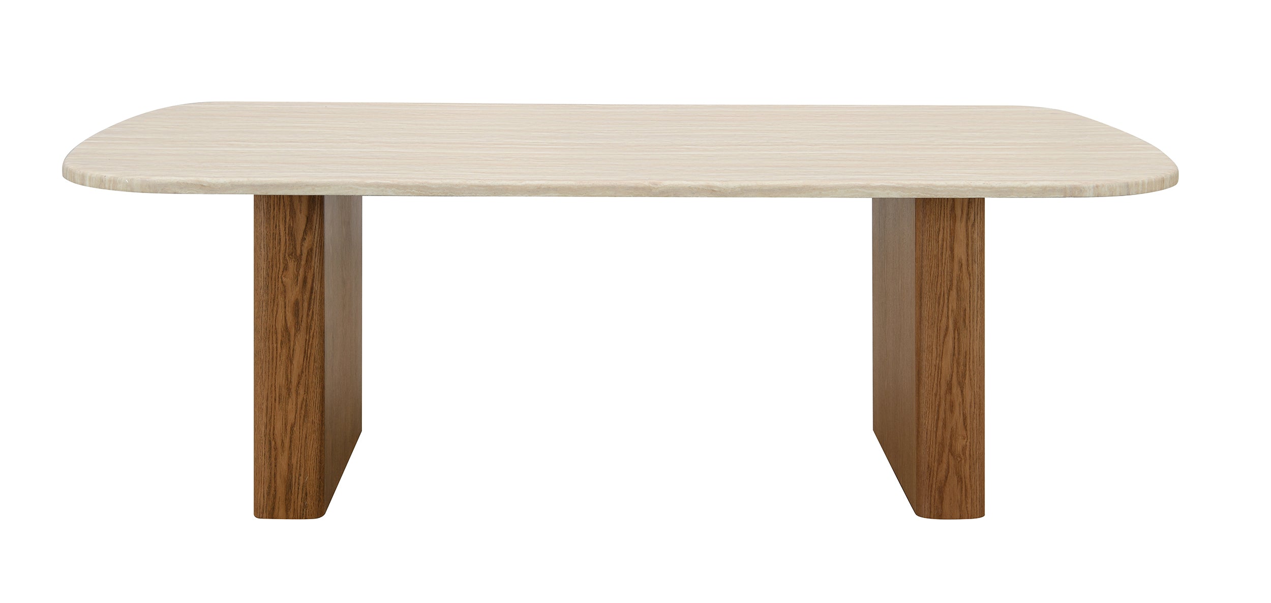 Brown & Natural Dining Table