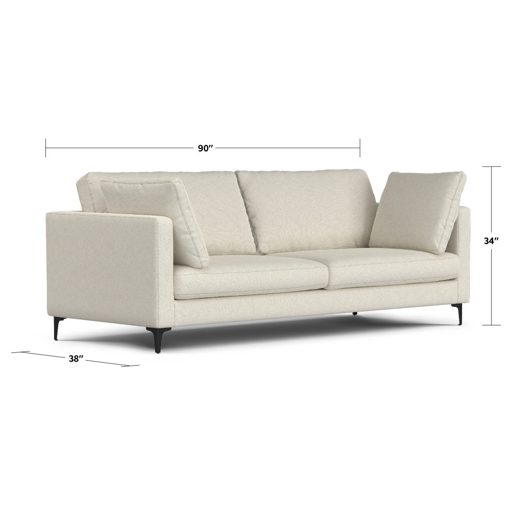 90 inch Mid Century Sofa