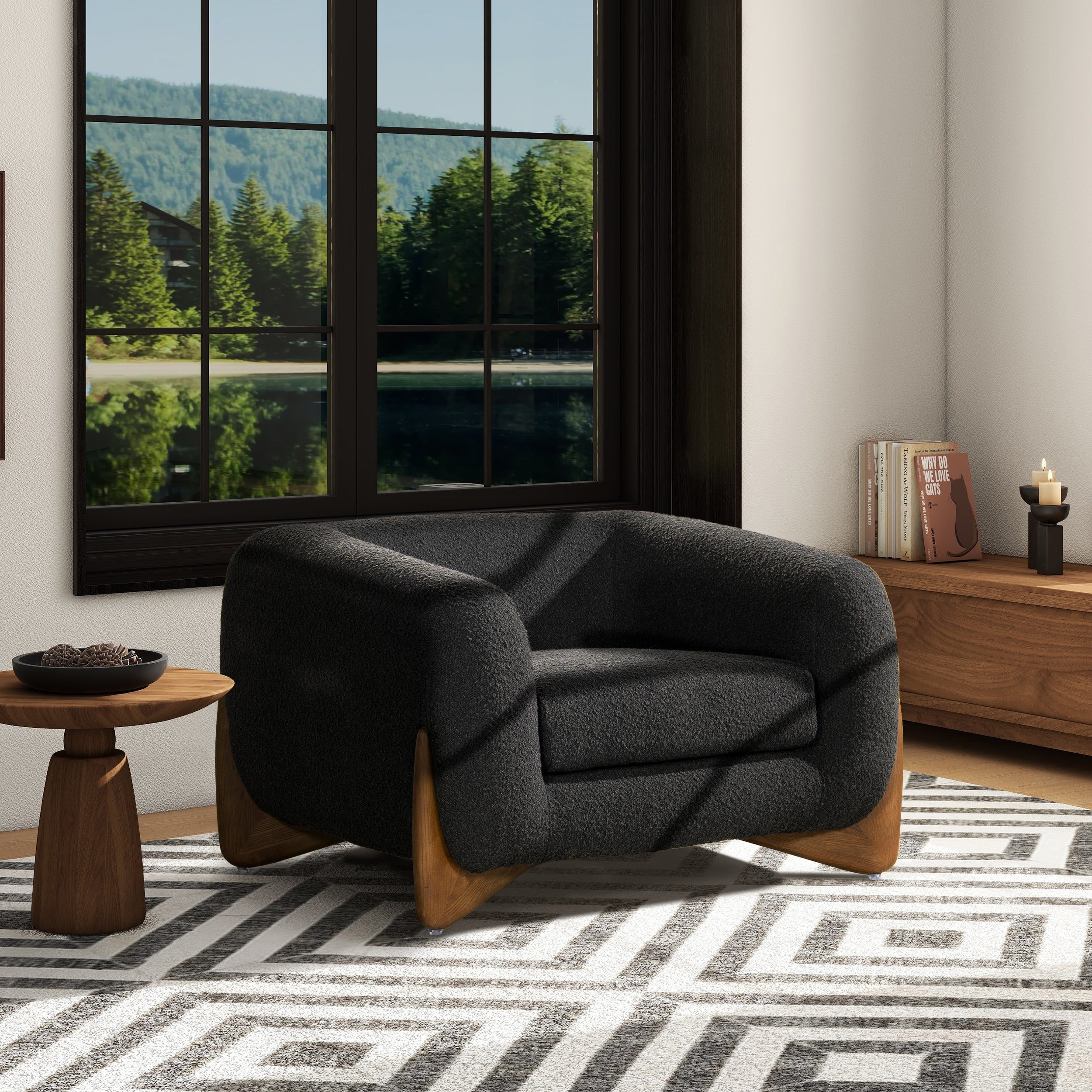 90.5" Sherpa Sofa,44" Sherpa Arm Chair