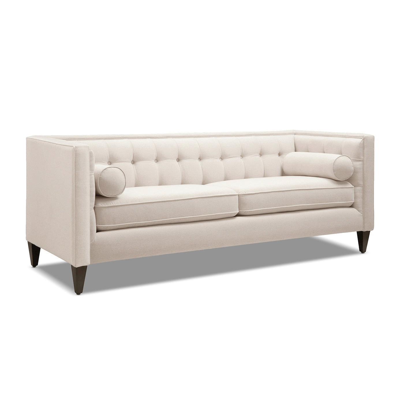 84" Modern Tuxedo Tufted Sofa