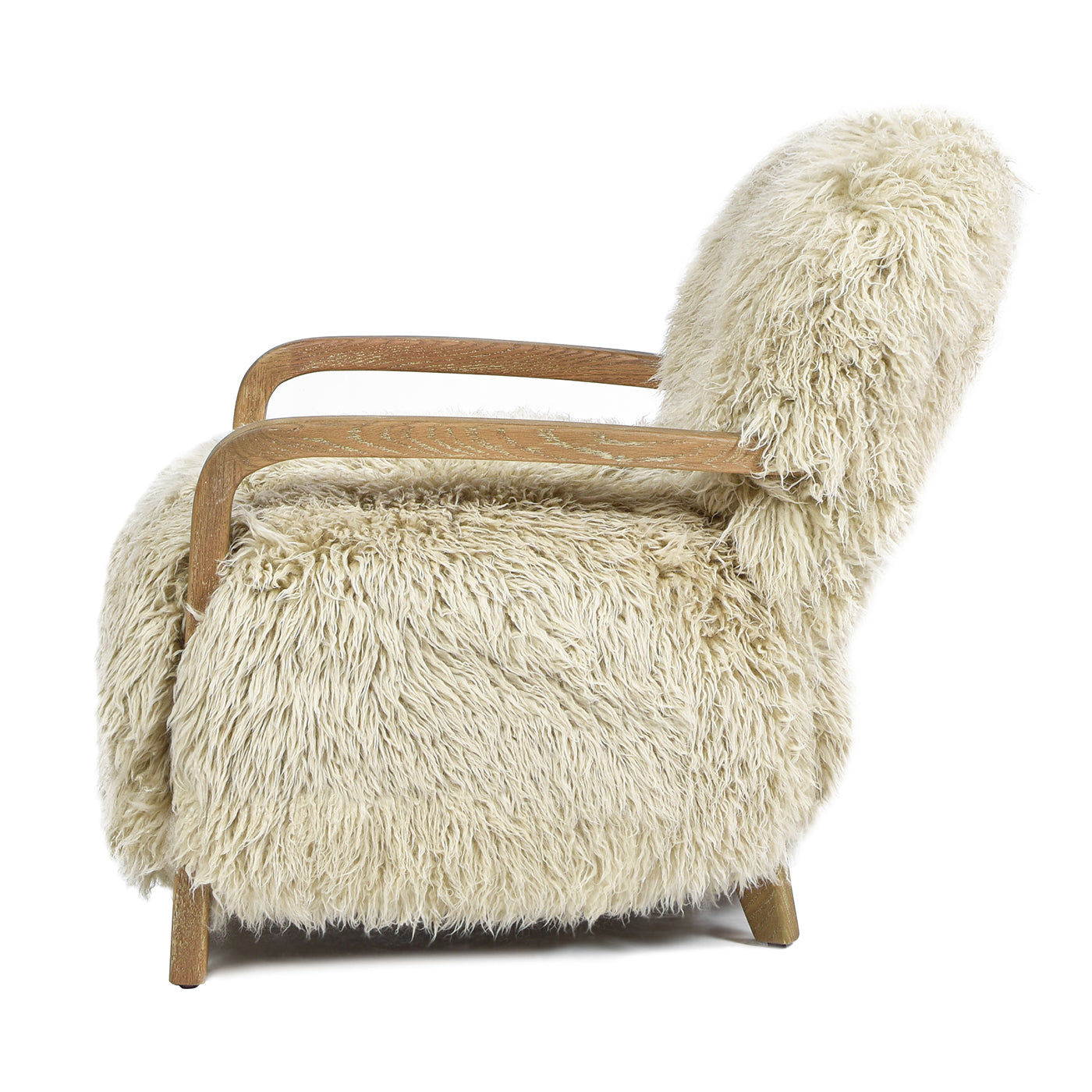 Genuine Sheepskin Fur Split Back Natural Blonde Collection – Dining Chair, Bar Stool, Accent Arm Chair, Loveseat &amp; Ottoman