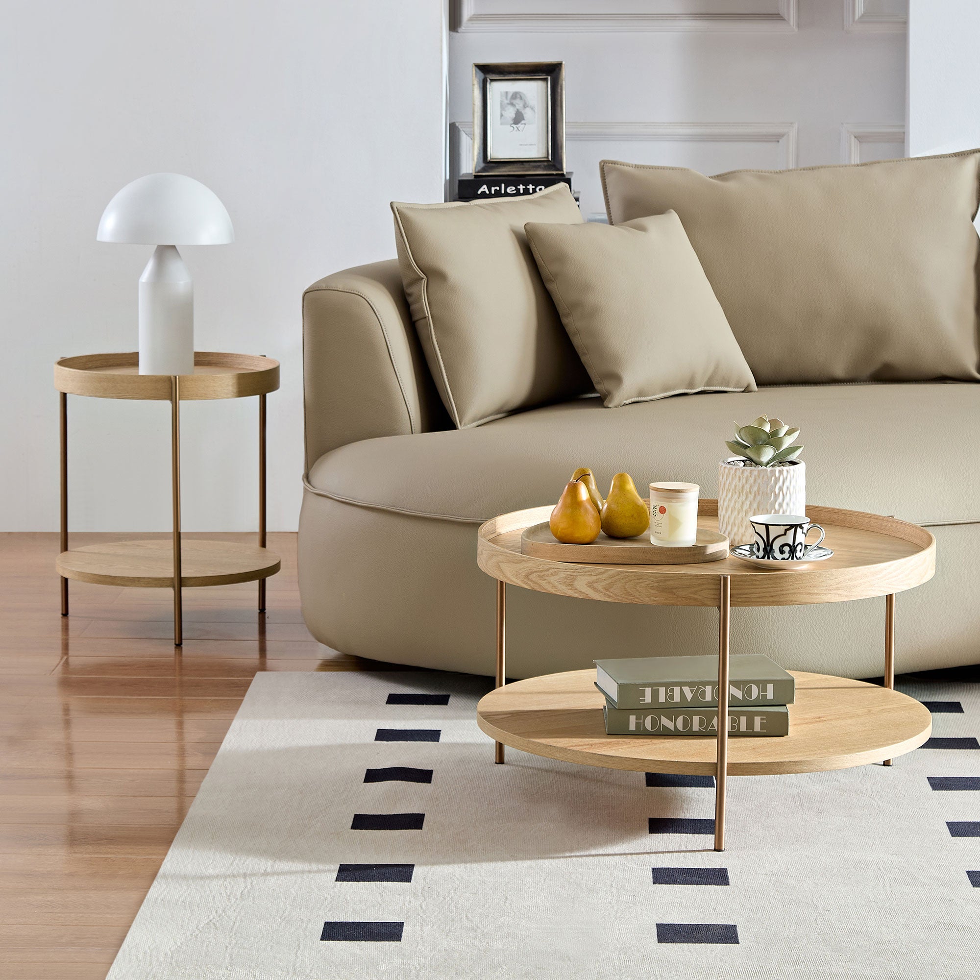 Nesting Coffee Tables for Living, Bedroom & More: 2 - Tier, 2 - Piece, Easy Setup