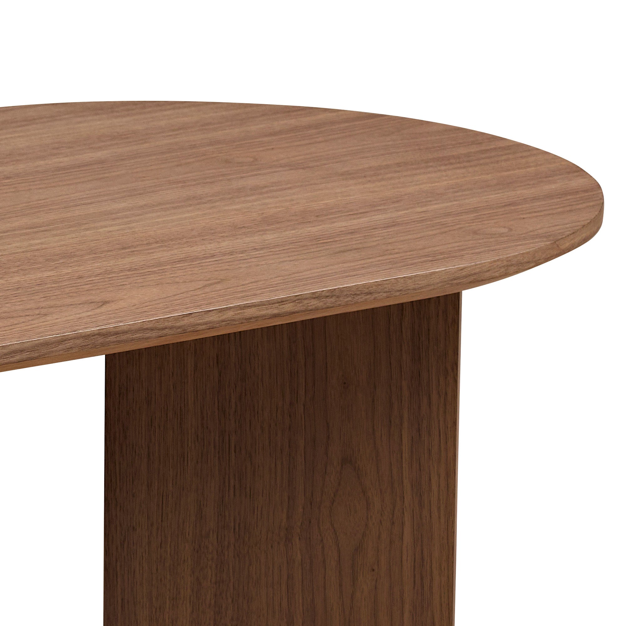 MDF Oval Coffee Table (39.37 Inches): Ideal for Contemporary Living Rooms